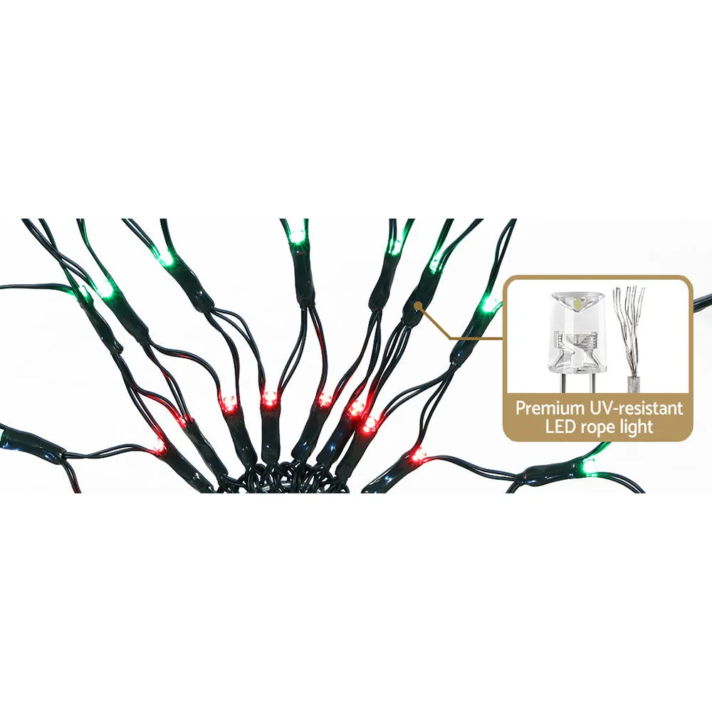 1.3M Christmas Lights 130 LED Snow Motif Light Decorations