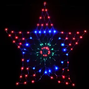 1.3M Christmas Lights 130 LED Snow Motif Light Decorations