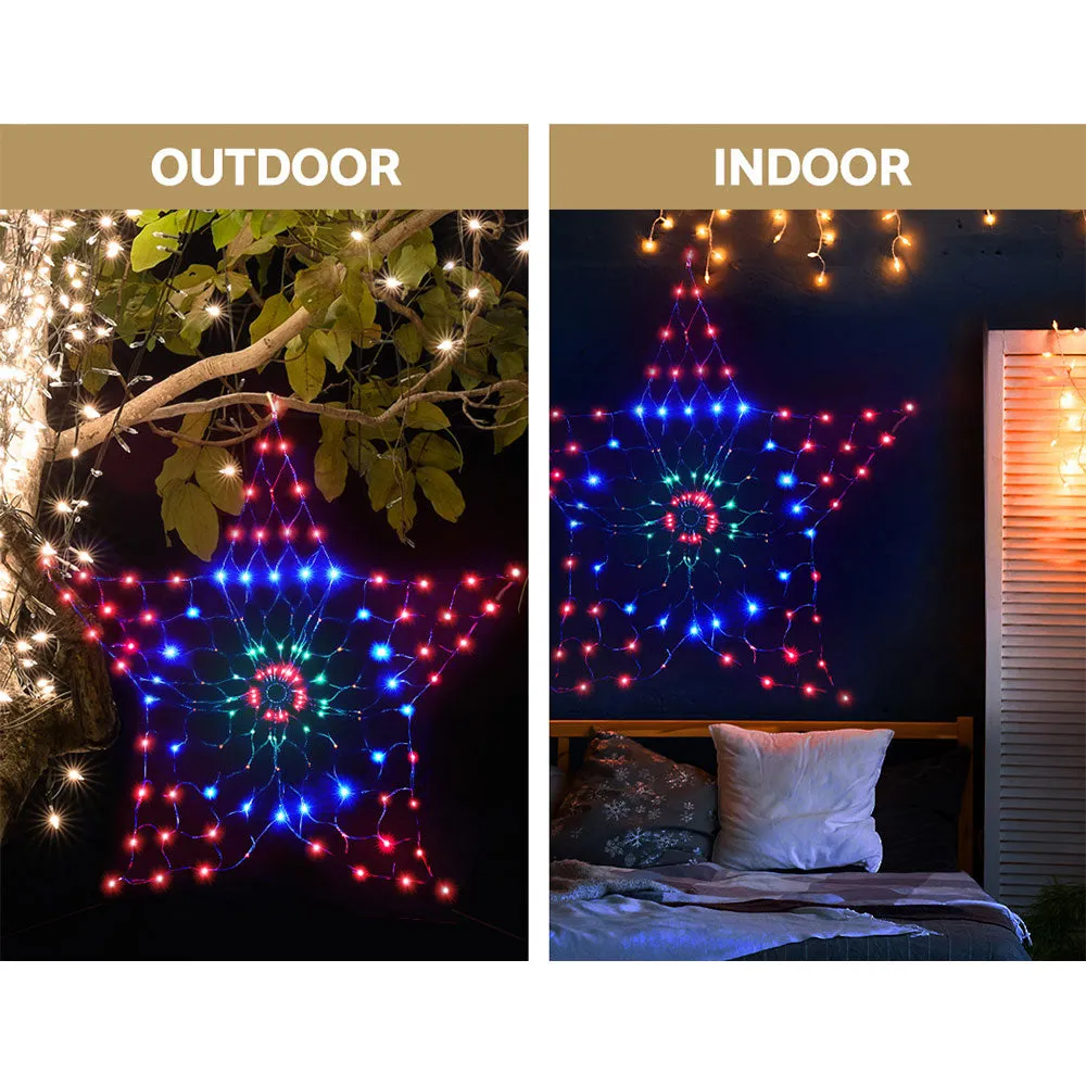 1.3M Christmas Lights 130 LED Snow Motif Light Decorations