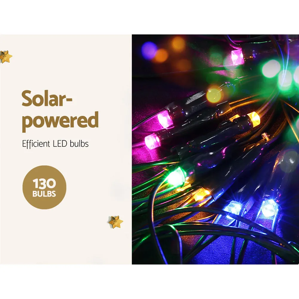 1.3M Christmas Lights 130 LED Snow Motif Light Decorations