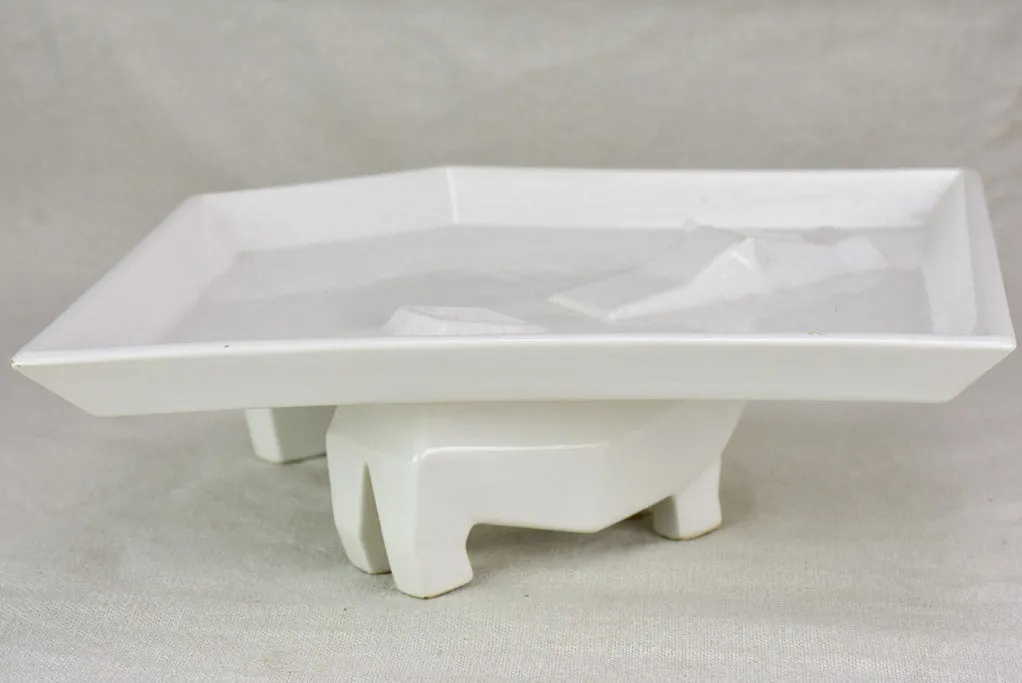 1980's hippopotamus plate - Rodrigo Solozrano