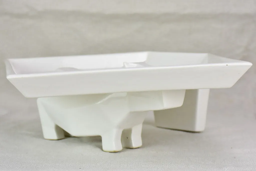 1980's hippopotamus plate - Rodrigo Solozrano