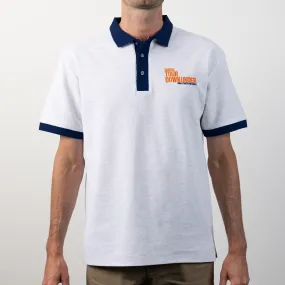 2023 TDU POLO COTTON LIGHT GREY MARL