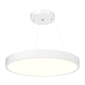 24 Inch LED Architectural Round Suspended Up/Down Panel Light