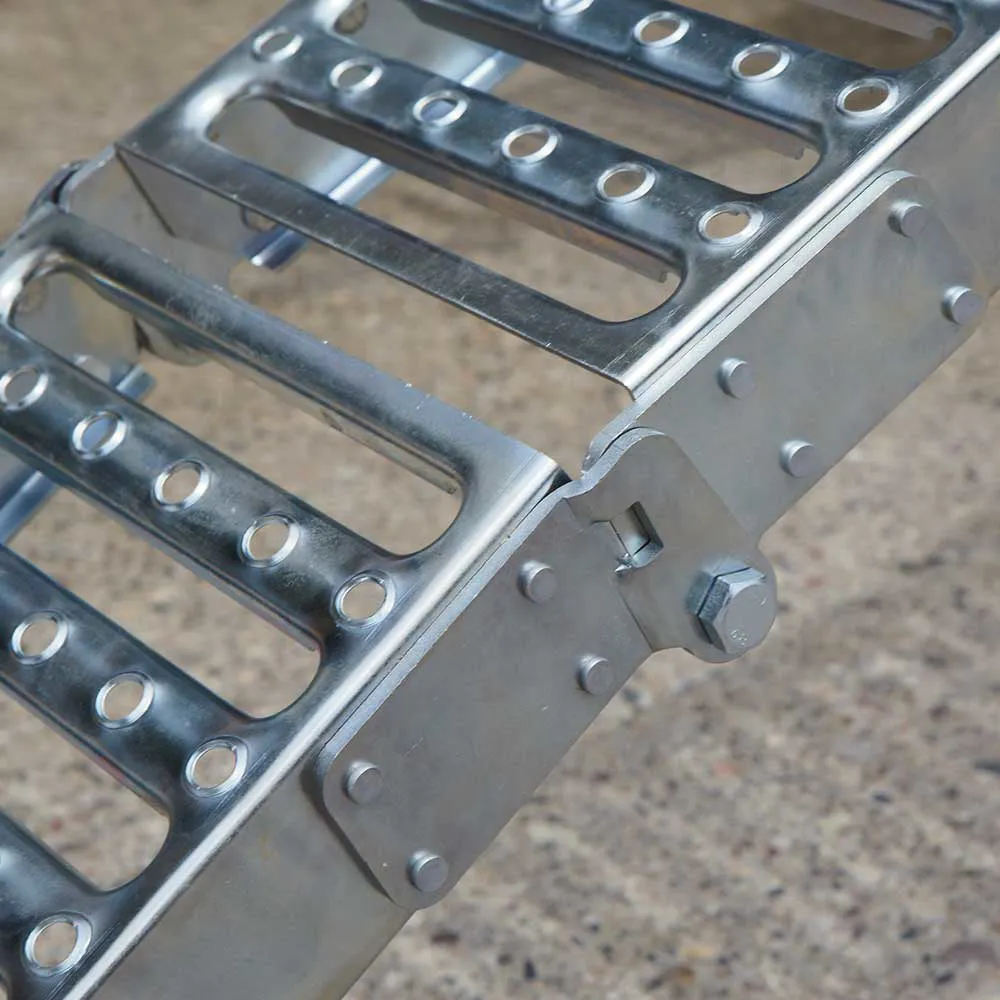 (41156.ULT) Ultra-Tow Folding Arched Steel Loading Ramp Set | 1,000-Lb. Cap | 6ft. L