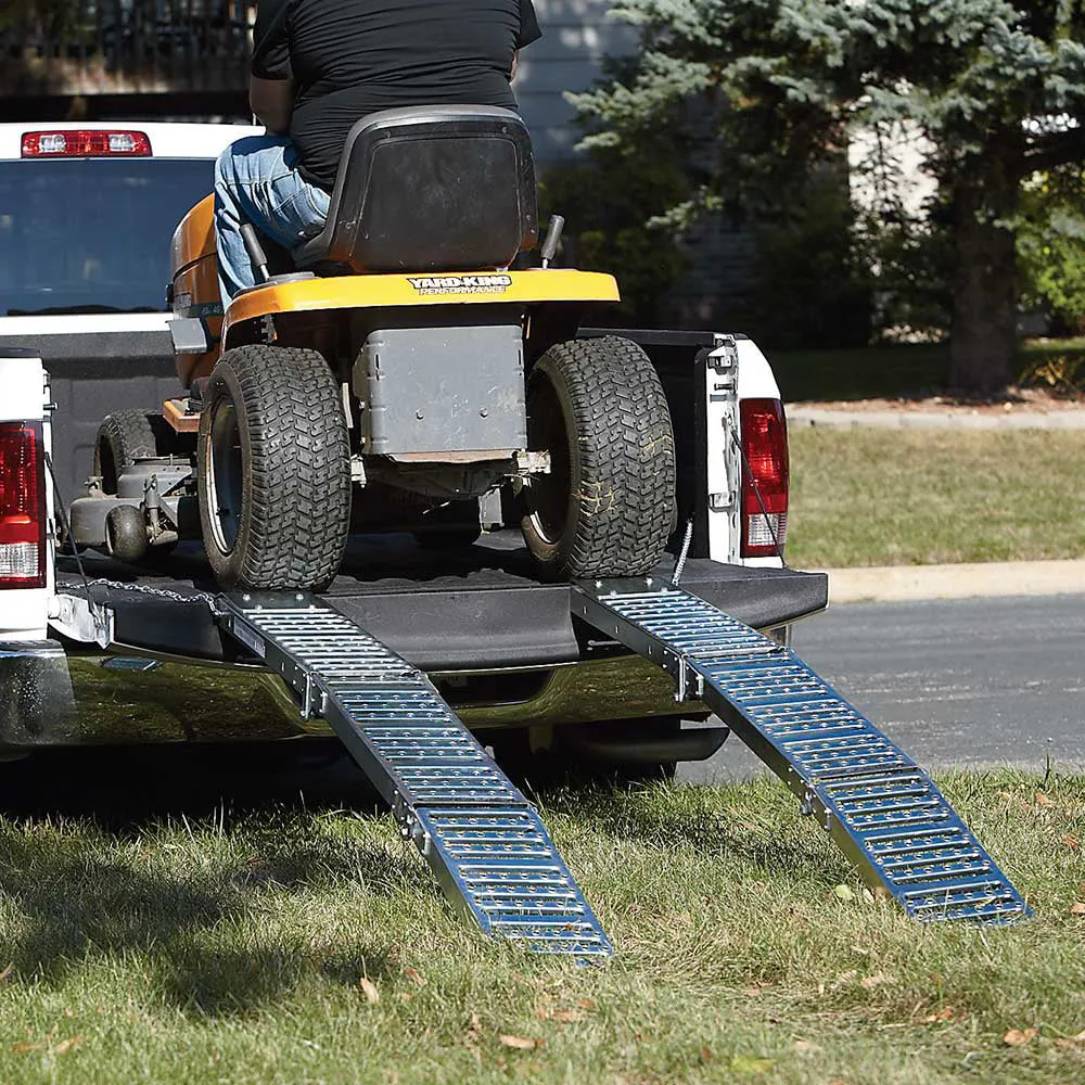 (41156.ULT) Ultra-Tow Folding Arched Steel Loading Ramp Set | 1,000-Lb. Cap | 6ft. L
