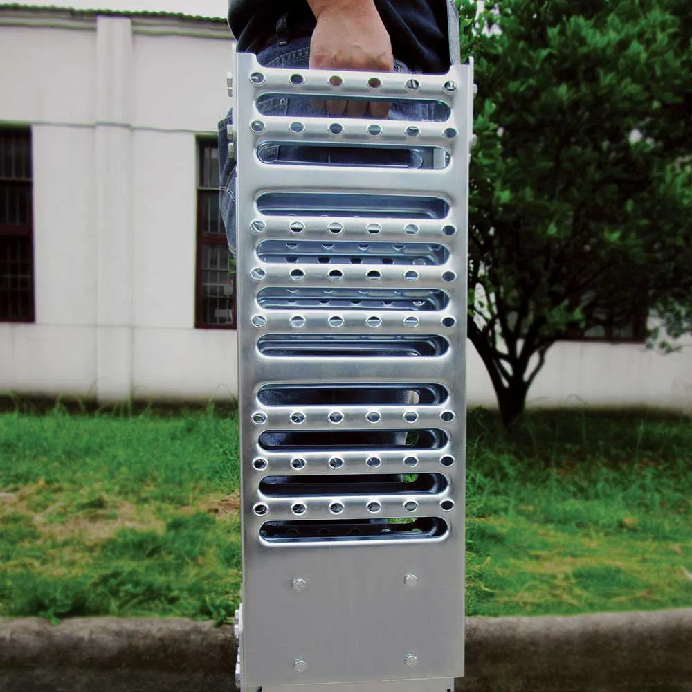 (41156.ULT) Ultra-Tow Folding Arched Steel Loading Ramp Set | 1,000-Lb. Cap | 6ft. L