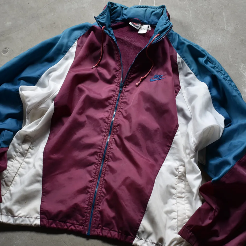 80’s NIKE 銀タグ フード付き ナイロン トラックジャケット 221013