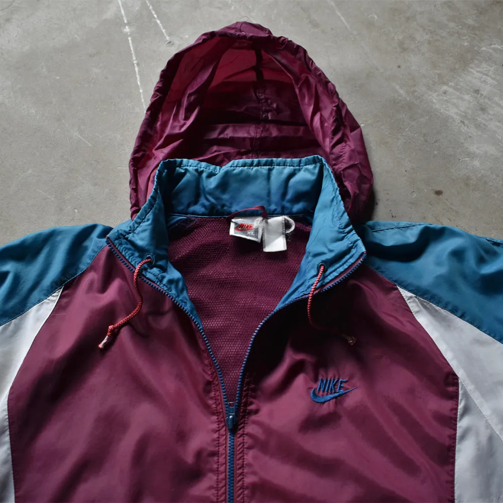 80’s NIKE 銀タグ フード付き ナイロン トラックジャケット 221013