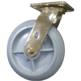 8" x 2" Thermo-Pro Wheel Brass Plated Swivel Caster - 550 lbs. capacity
