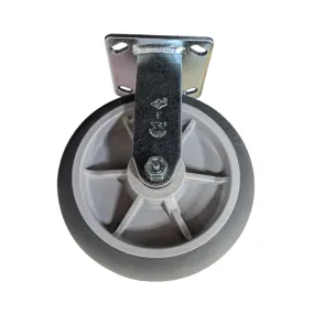8" x 2" Thermo-Pro Wheel Rigid Caster - 600 lbs. Capacity