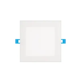 9-Watt 4" Canless Square Slim 4000K 600lm 120V LED Downlight (12-Pack)