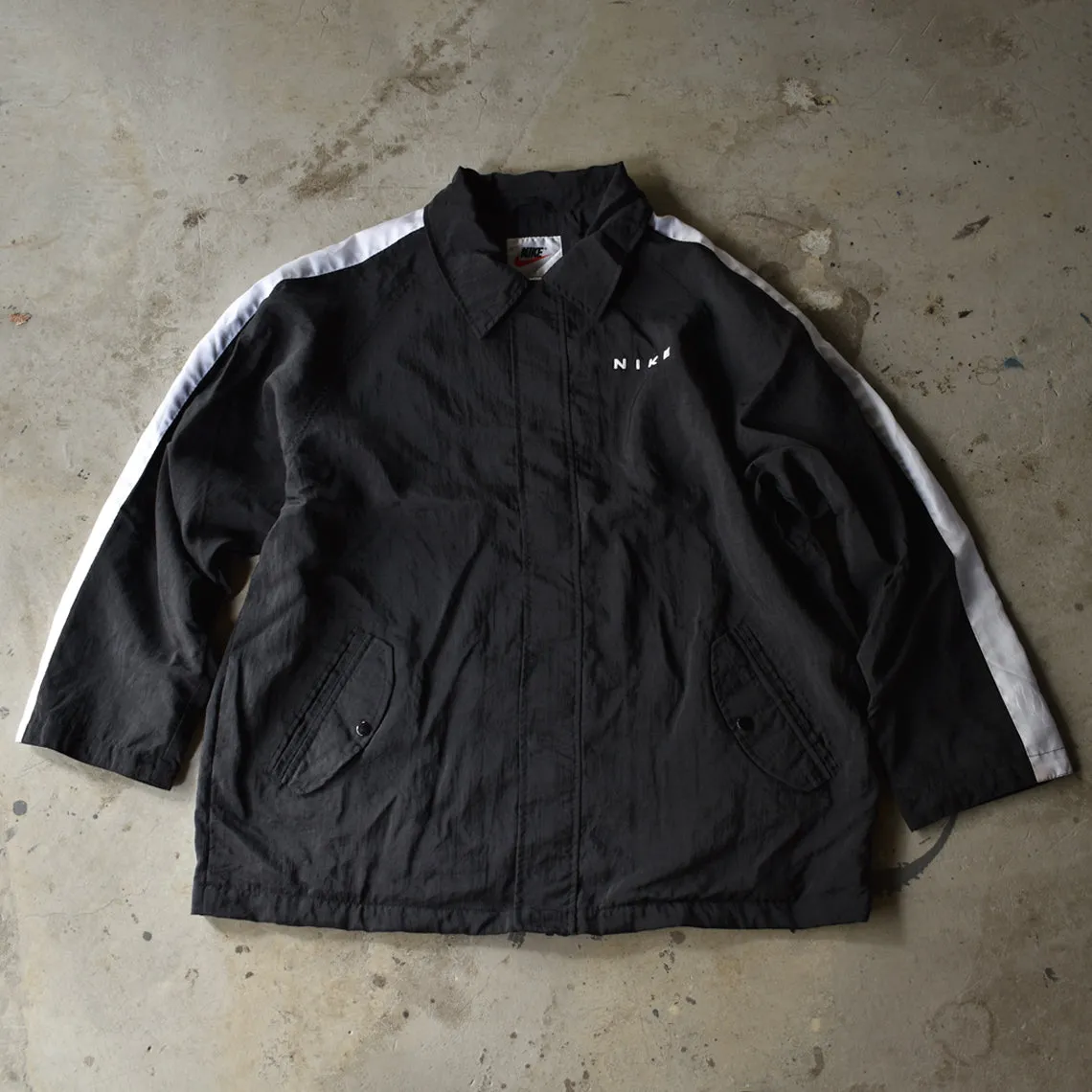 90’s NIKE 衿付き ナイロン トラックジャケット 221208