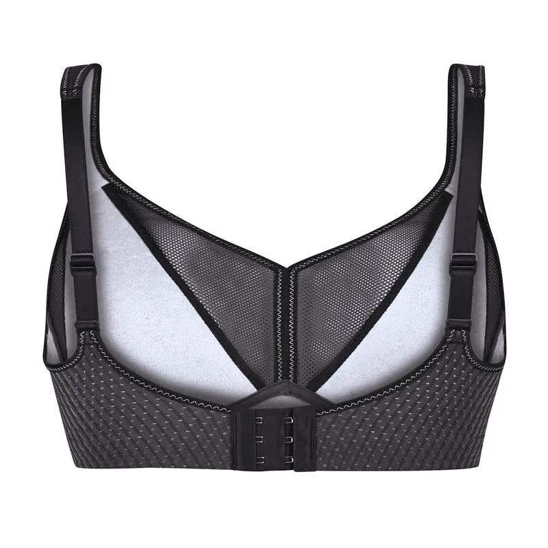 Air Control Padded Cup Anthracite Grey Sports Bra Non-Wired - Anita Active