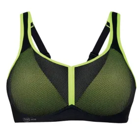 Air Control Padded Cup Black Neon Sports Bra Non-Wired - Anita Active