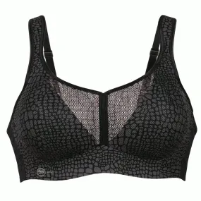 Air Control Padded Cup Sports Bra Non-Wired Orinoco Reptile Print - Anita Active