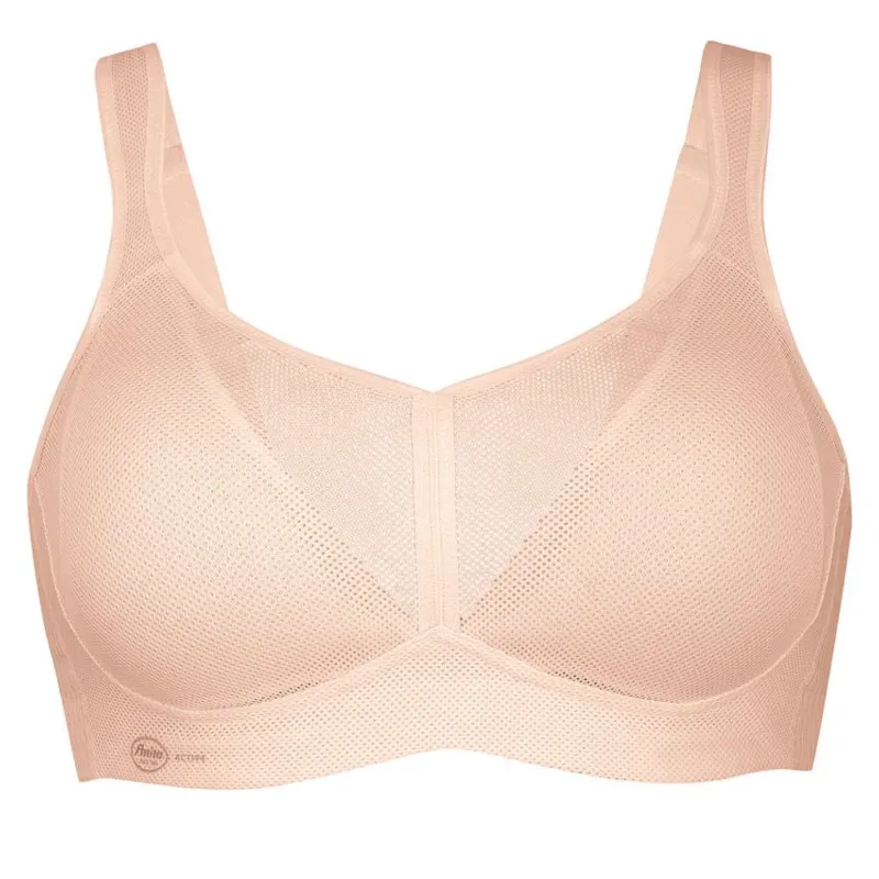 Air Control Padded Cup Sports Bra Non-Wired Pink - Anita Active