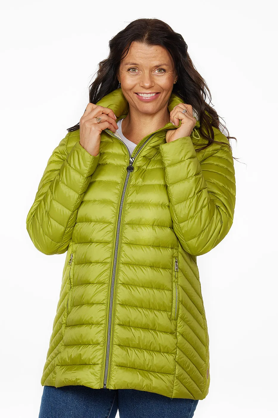 Albina Light Down - Lime/Sand