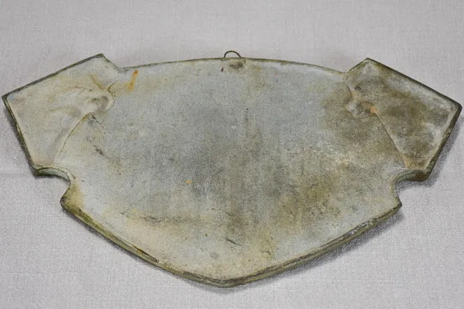 Antique French cast iron farming prize 13½" x 8¾"