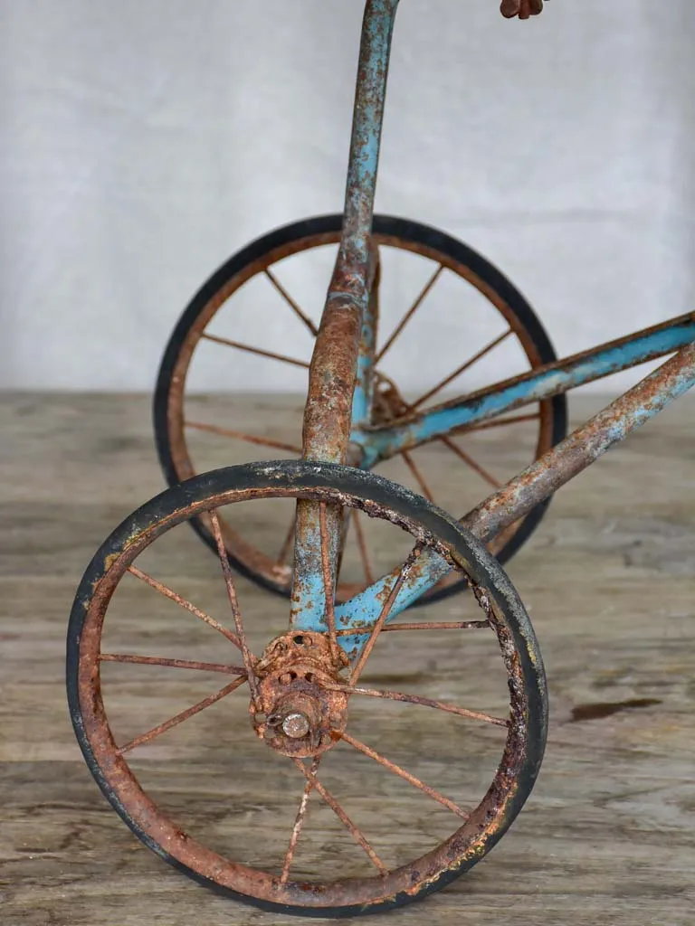 Antique French children's tricycle