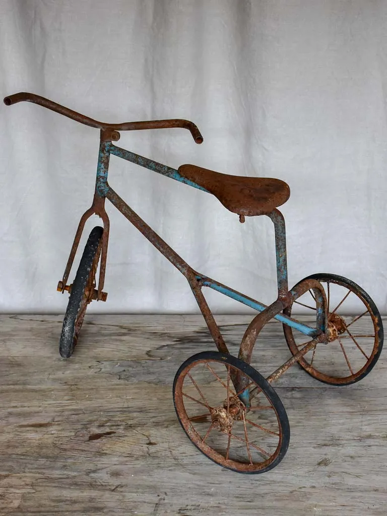 Antique French children's tricycle