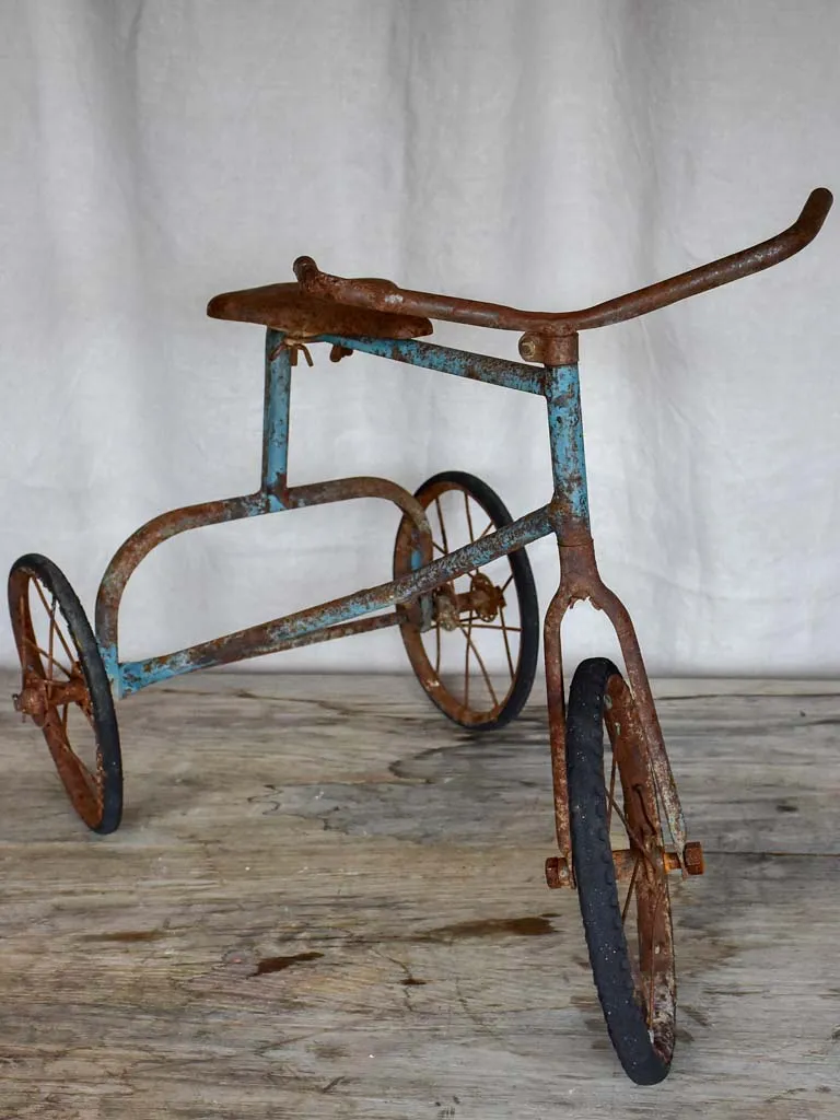 Antique French children's tricycle