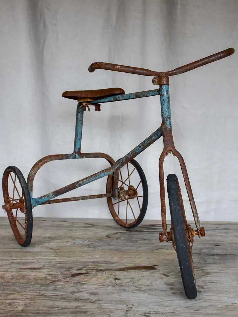 Antique French children's tricycle