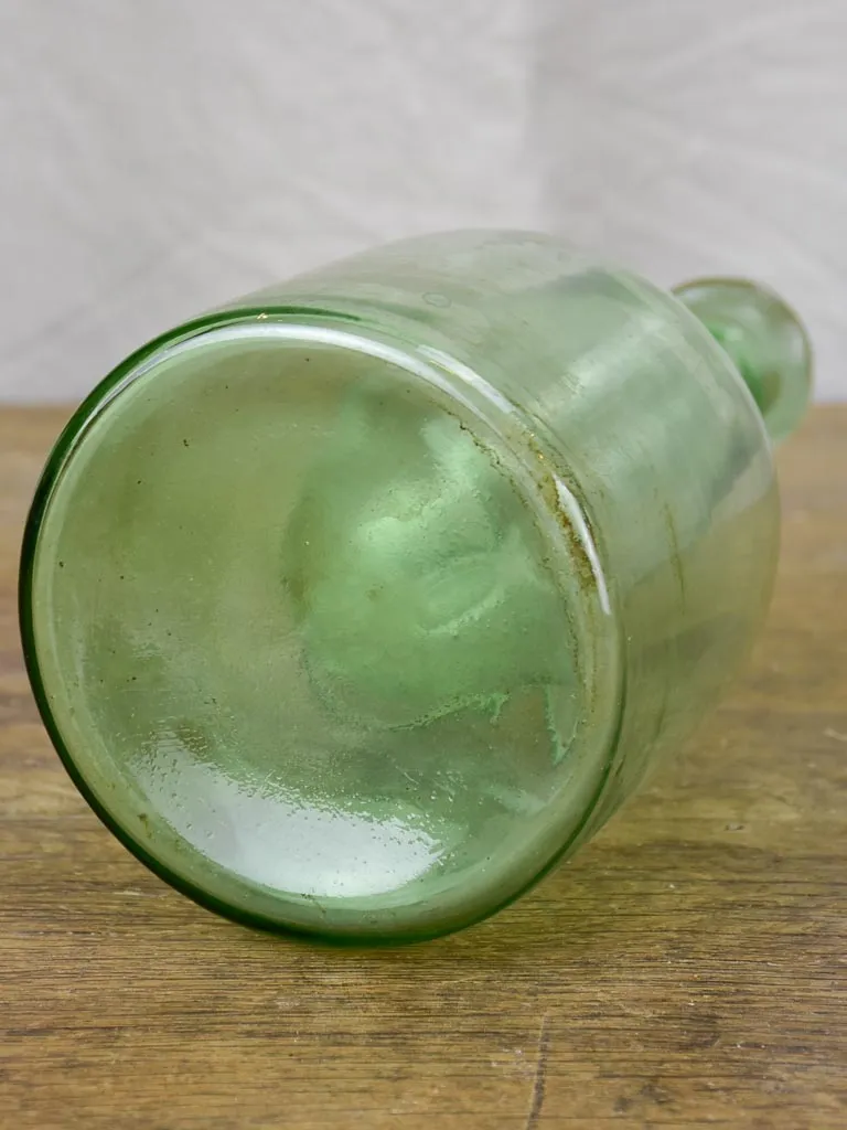 Antique French glass pouring bottle