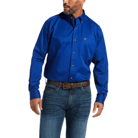 Ariat Men's Solid Twill Ultra Marine Shirt