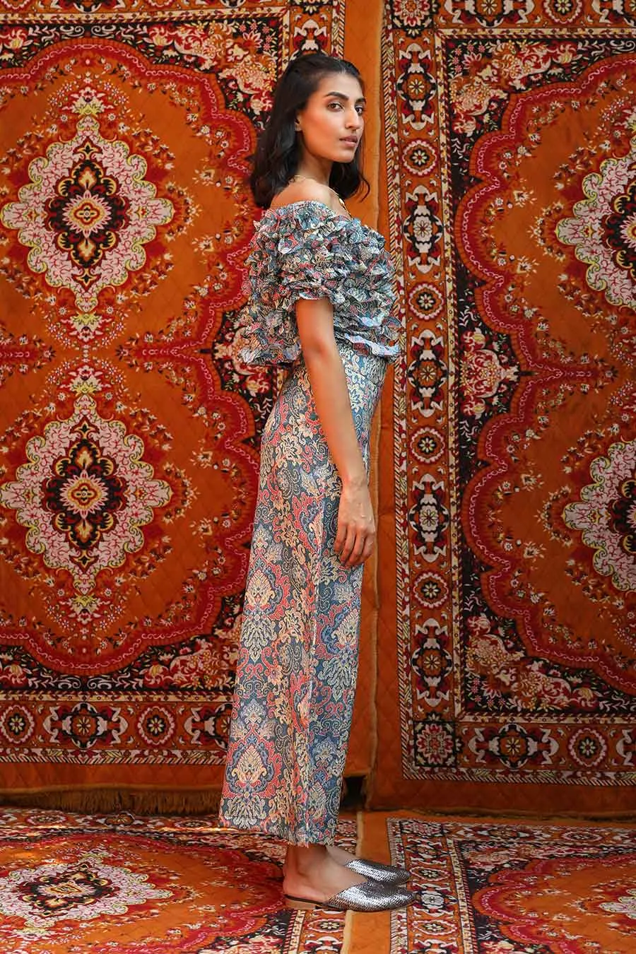 Atlas - Groovy Top & High Rise Pant Set