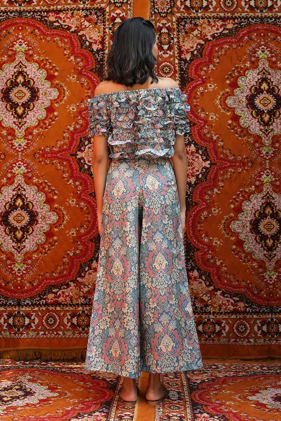 Atlas - Groovy Top & High Rise Pant Set