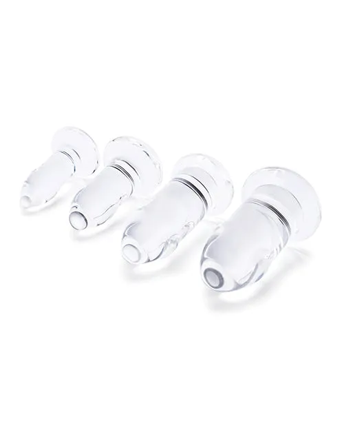 B-vibe Glass Anal Dilator 4 Pc Training Set