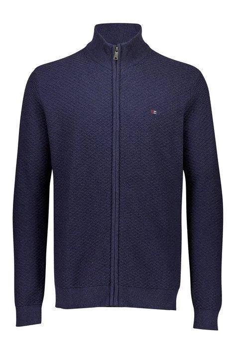 Bison Structured - Cardigan m. lynlås