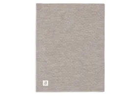Blanket Cot 100x150cm Weave Knit Merino wool - Funghi