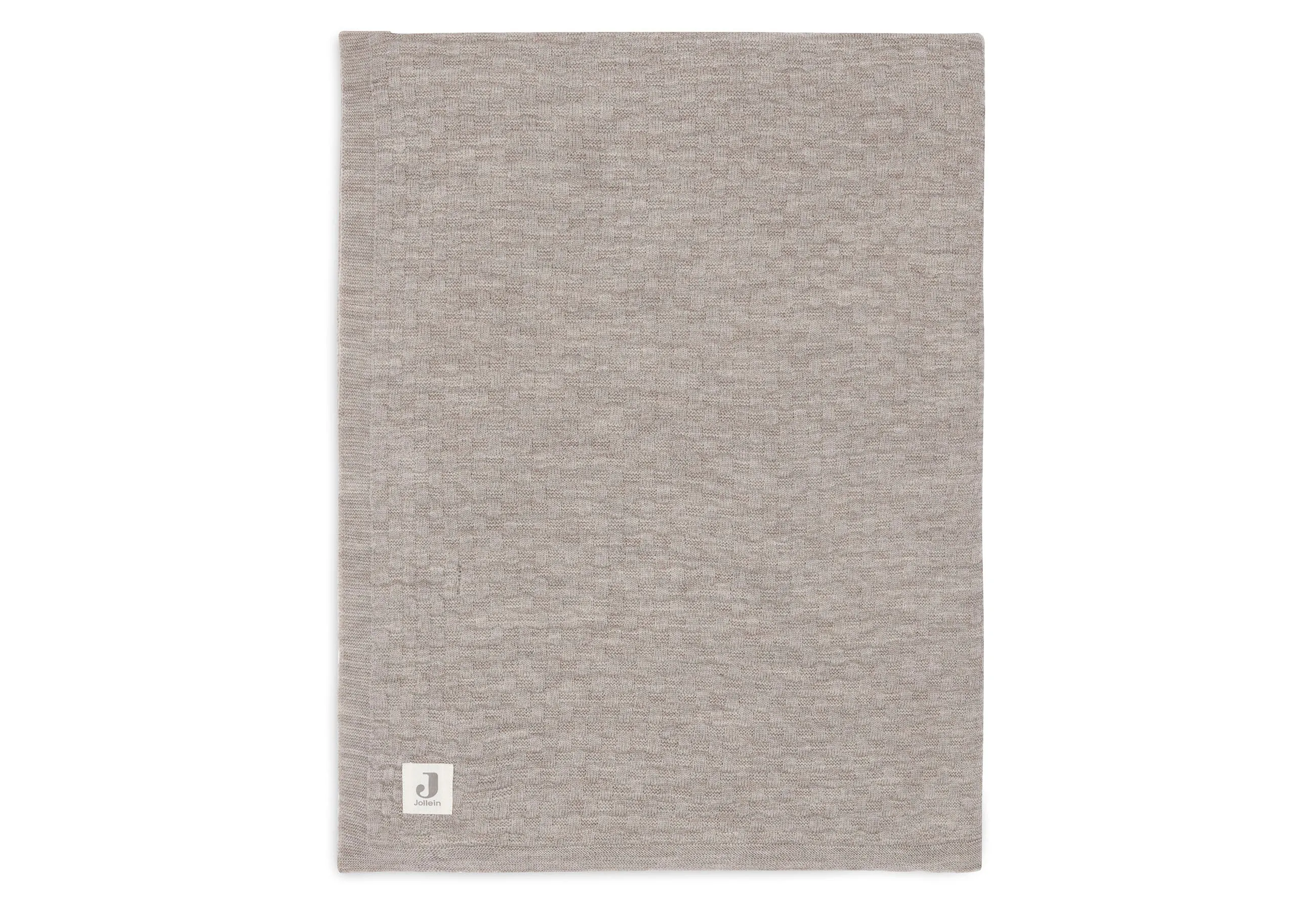 Blanket Cot 100x150cm Weave Knit Merino wool - Funghi
