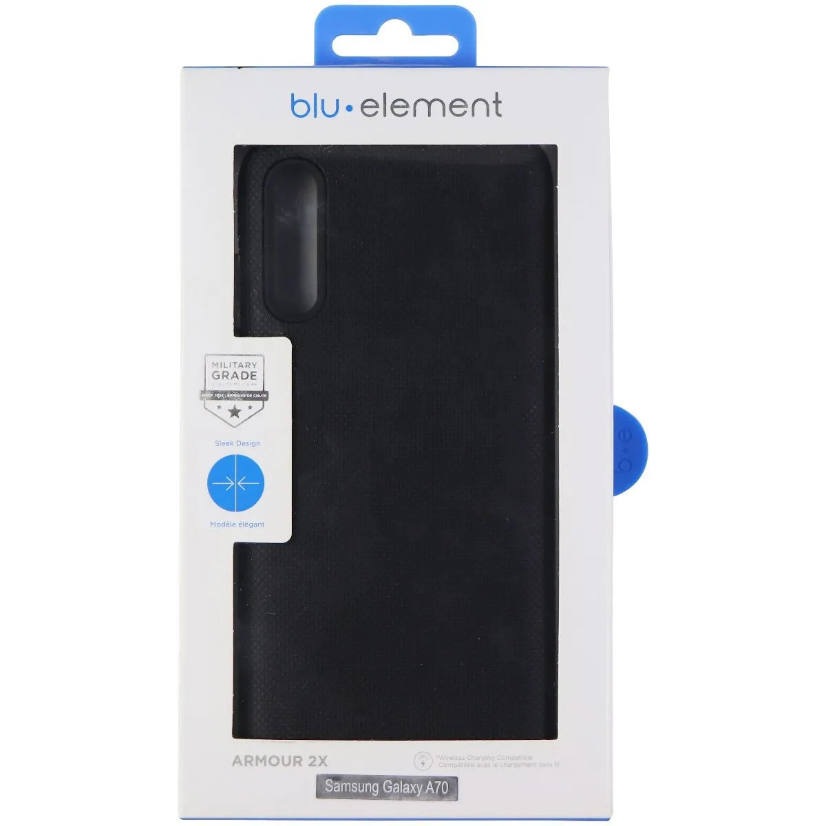 Blu Element Armour 2X Series Hard Case for Samsung Galaxy A70 - Black