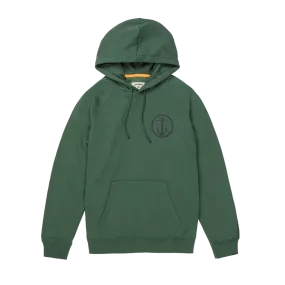 Captain Fin Men's Shweaty Anchor Pullover Hoodie - Cilantro Green