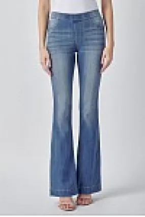 Cello Mid Rise Flare Jeans