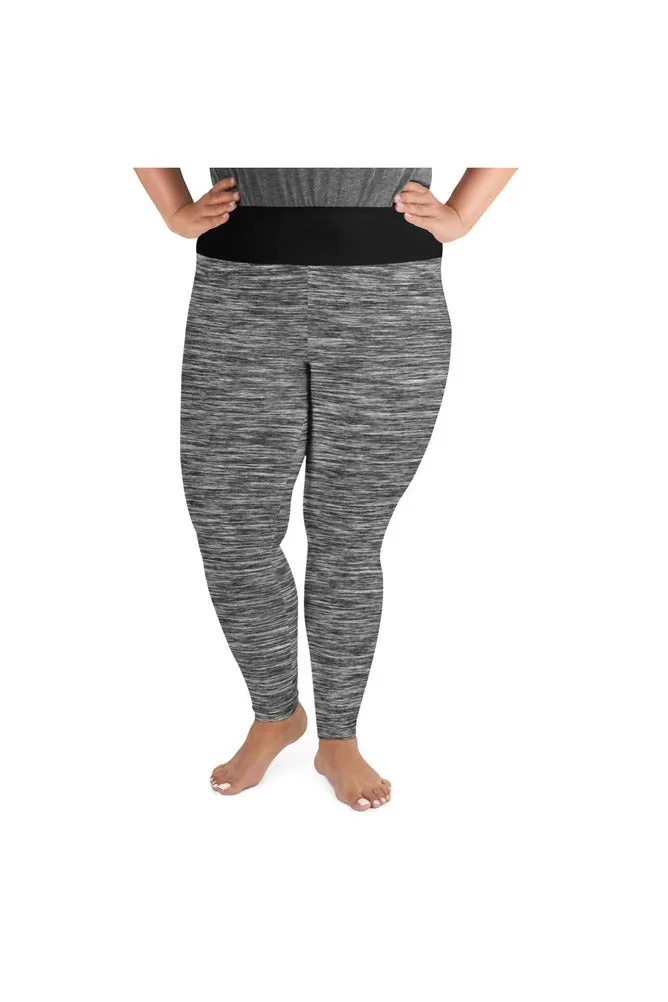 Charcoal Gray Streamline Plus Size Leggings