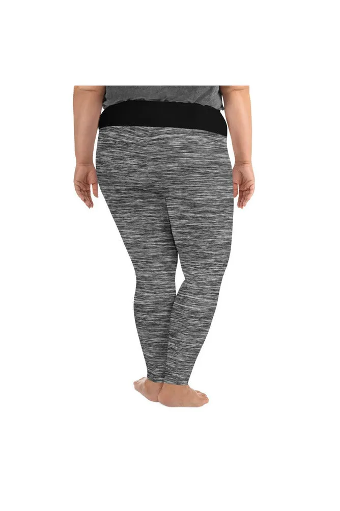Charcoal Gray Streamline Plus Size Leggings
