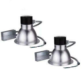 Commercial Baffle Down Light 8in WATTAGE SWITCHABLE (18W/27W/40W) 3CCT SWITCHABLE (3000K/3500K/4000K) Dimmable