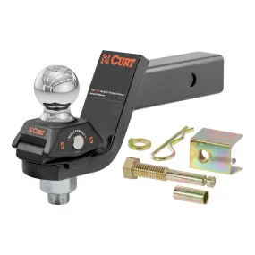 Curt RockerBall Cushion Hitch 7.5K 3" Drop | 2" Shank | 2" Ball