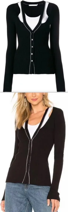 Cut-Out Halter Cardigan