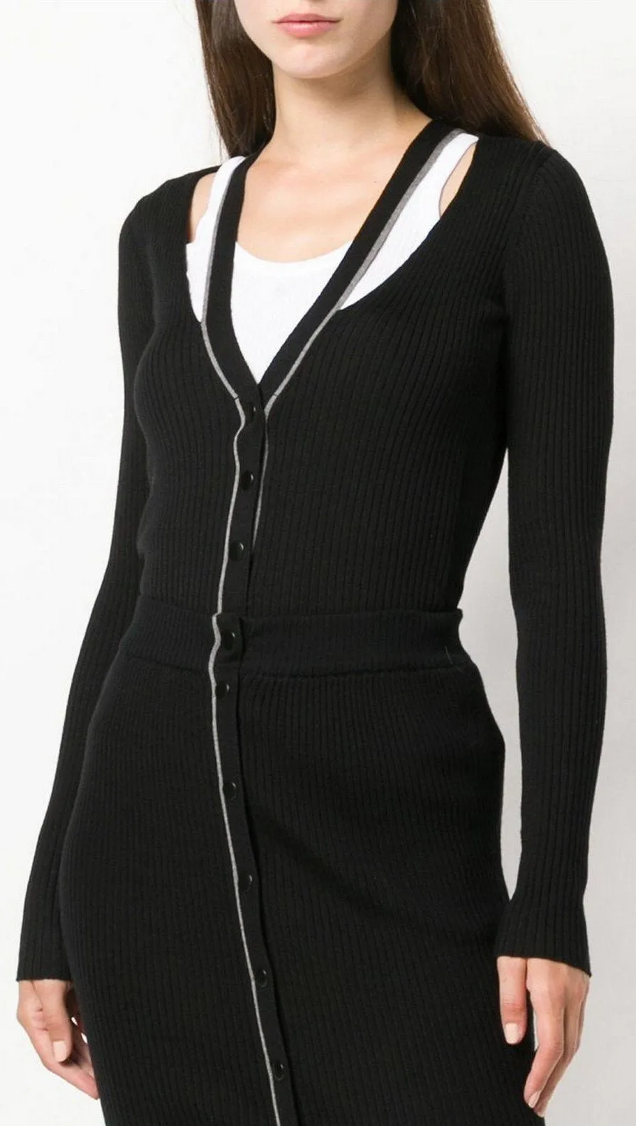 Cut-Out Halter Cardigan