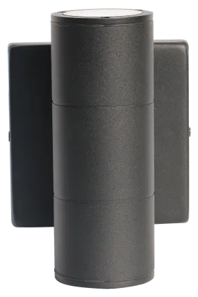 Cylinder Wall Sconce Westport 3IN Switchable 10W 80CRI 30/40/50K 120-277V Photocell Black
