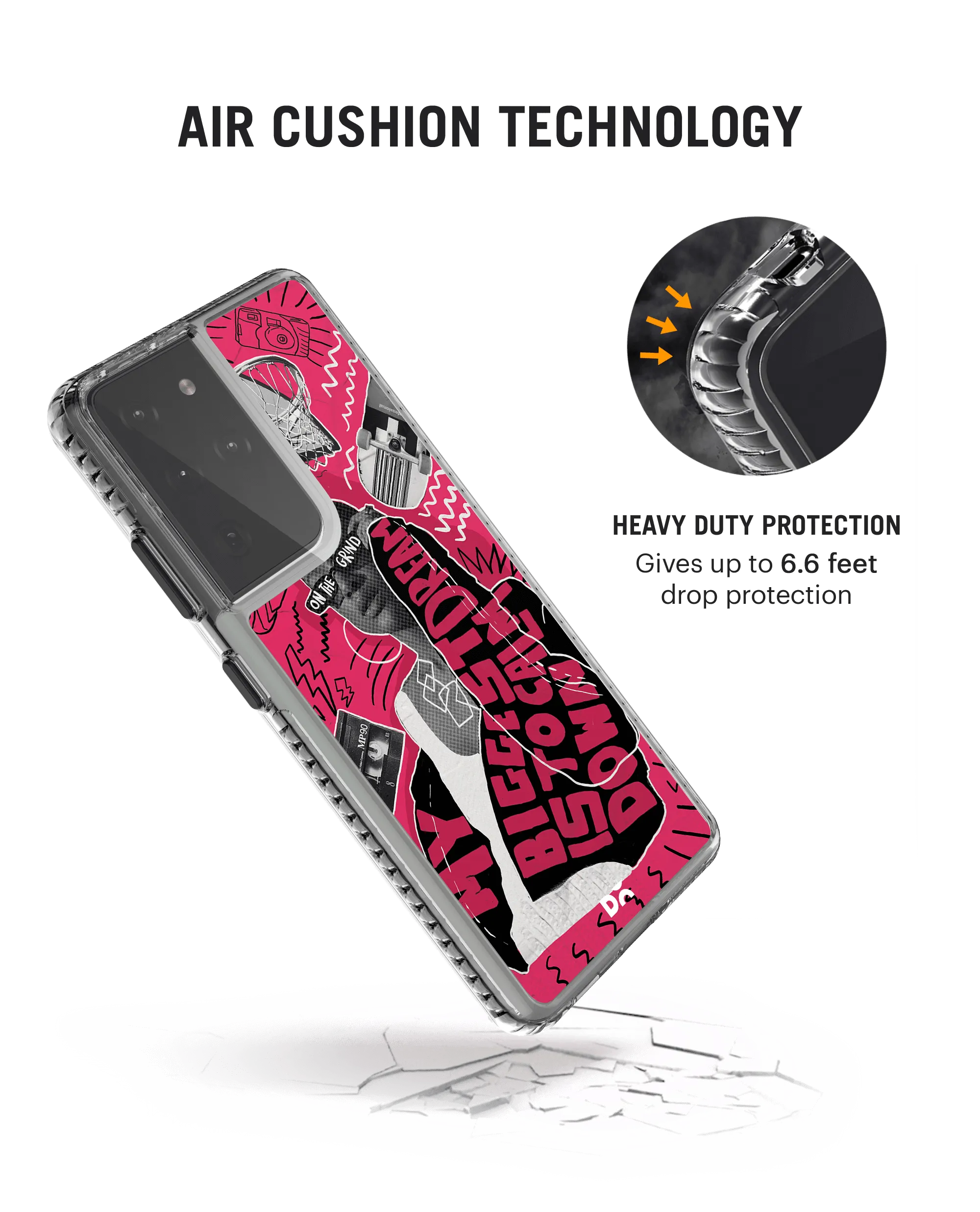 DailyObjects Down The Street Stride 2.0 Case Cover For Samsung Galaxy S21 Ultra