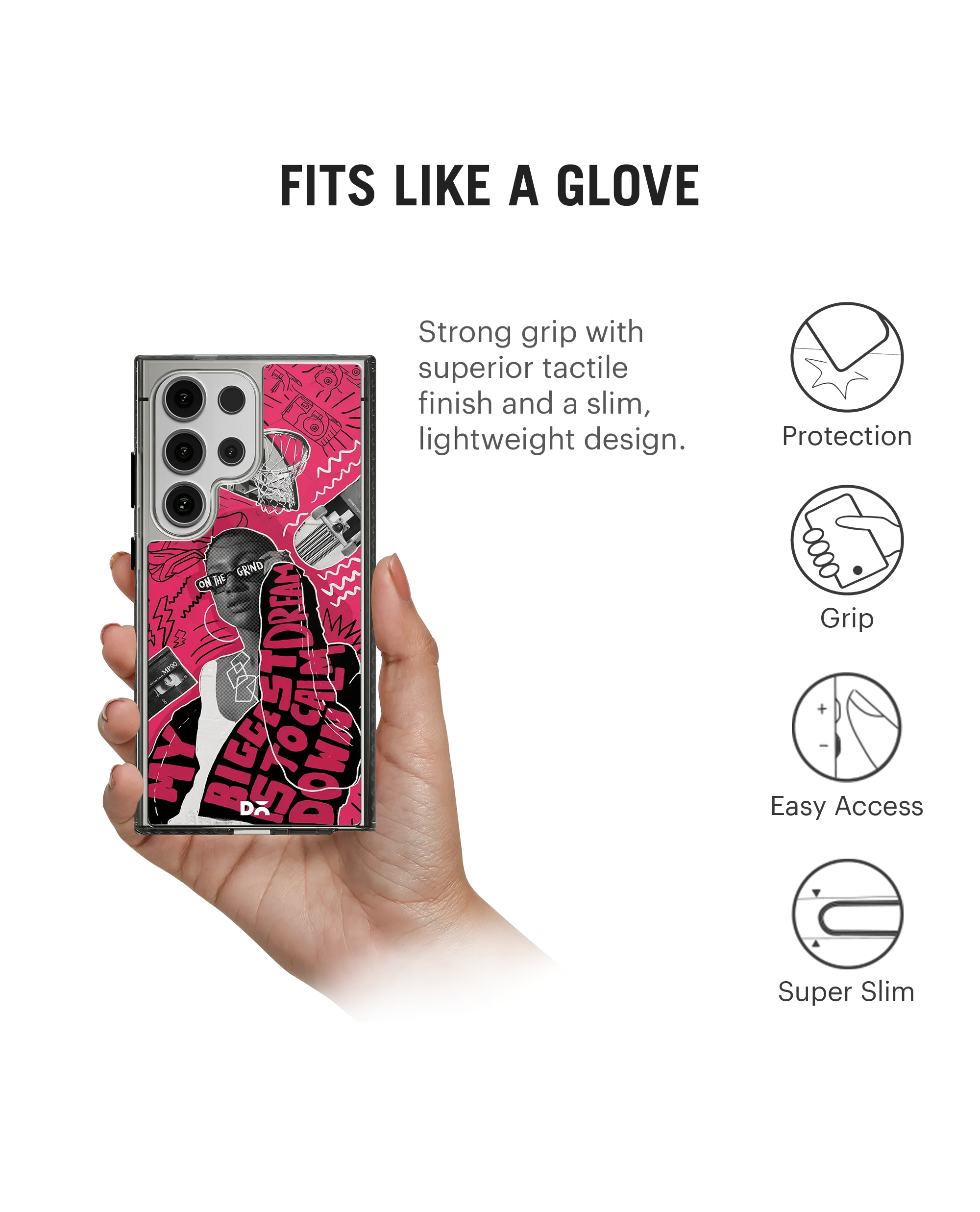 Down The Street Stride 2.0 Case Cover For Samsung Galaxy S24 Ultra