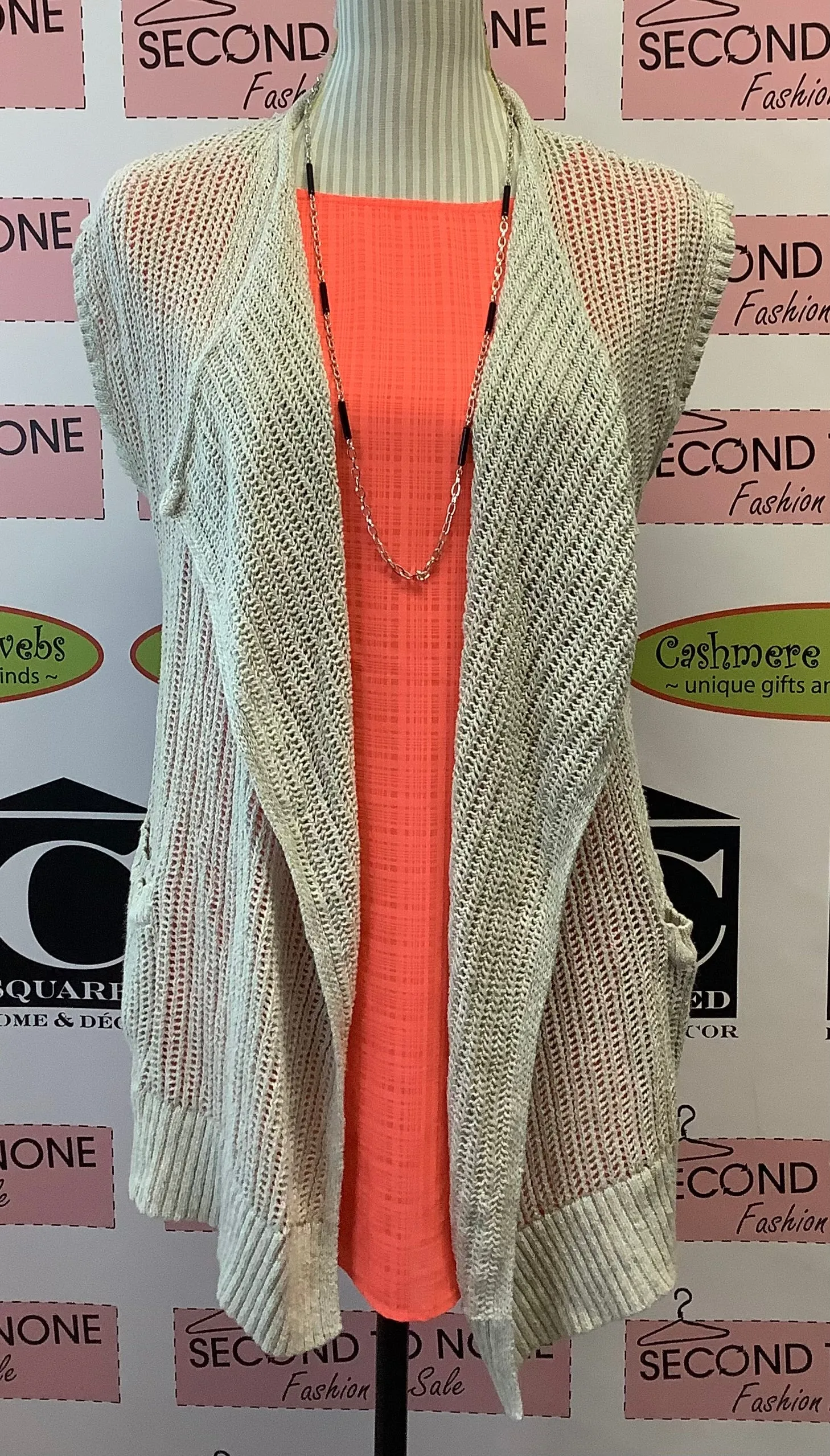 Eddie Bauer Mesh Pocket Cardigan (S)