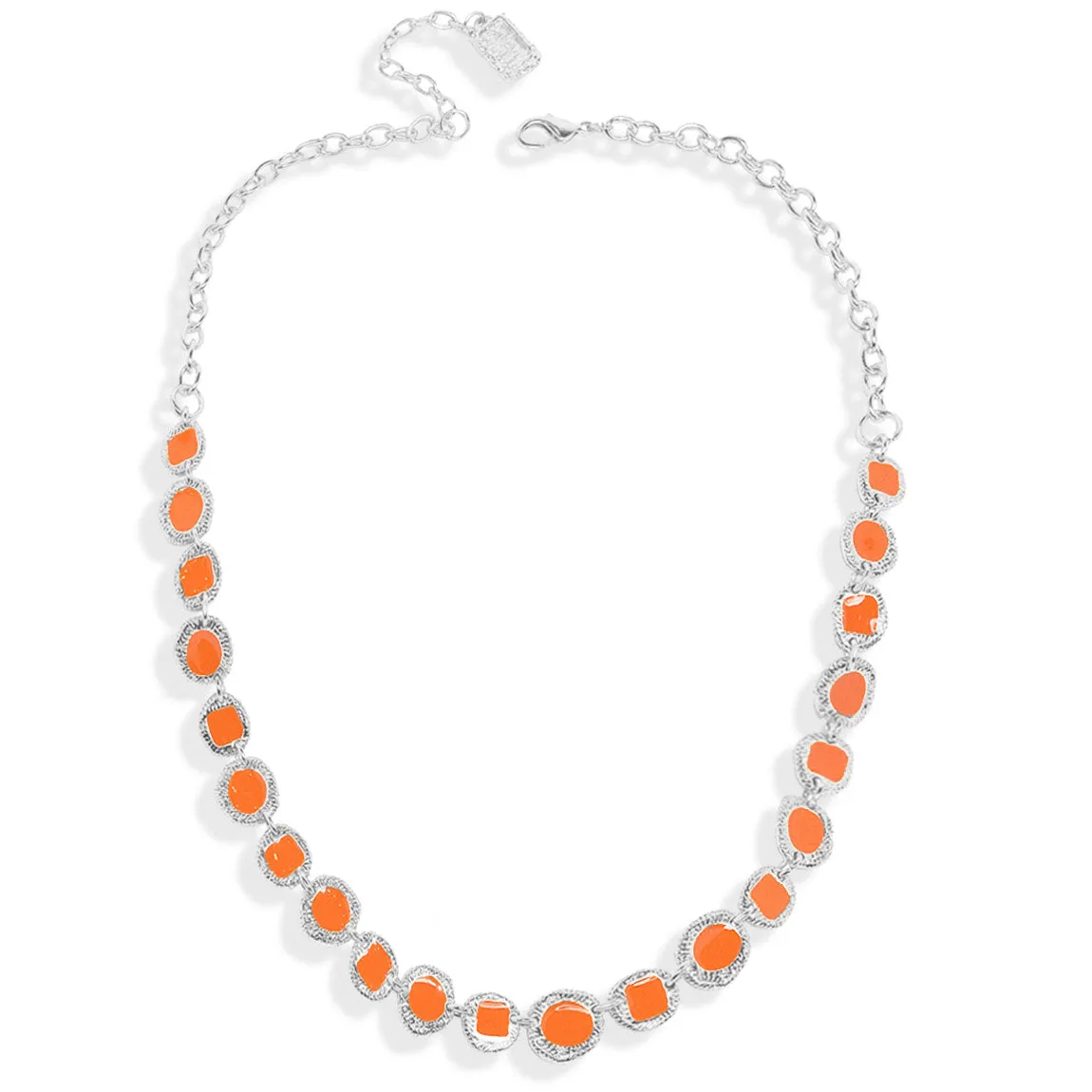 Etched Coin Layer Necklace