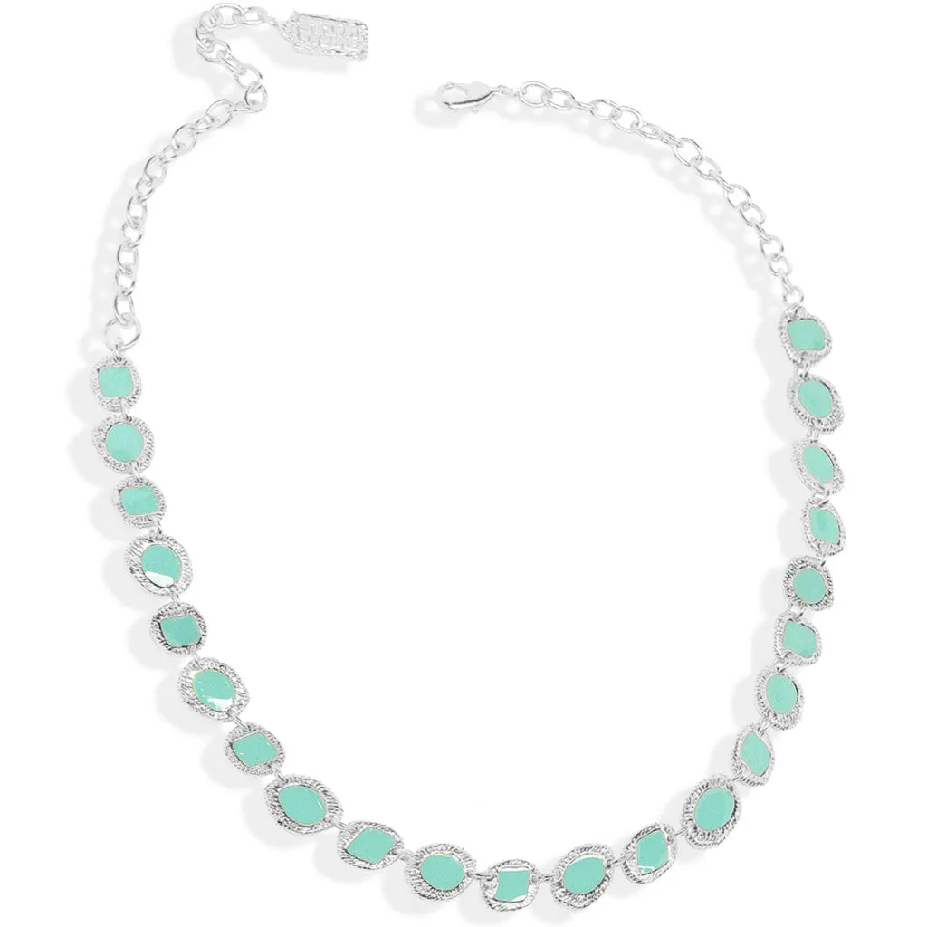 Etched Coin Layer Necklace